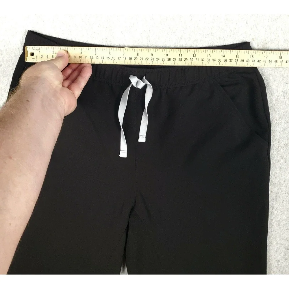 FIGS Jogger Pants Mens Large Black Technical Collection Tansen Scrub Stretch